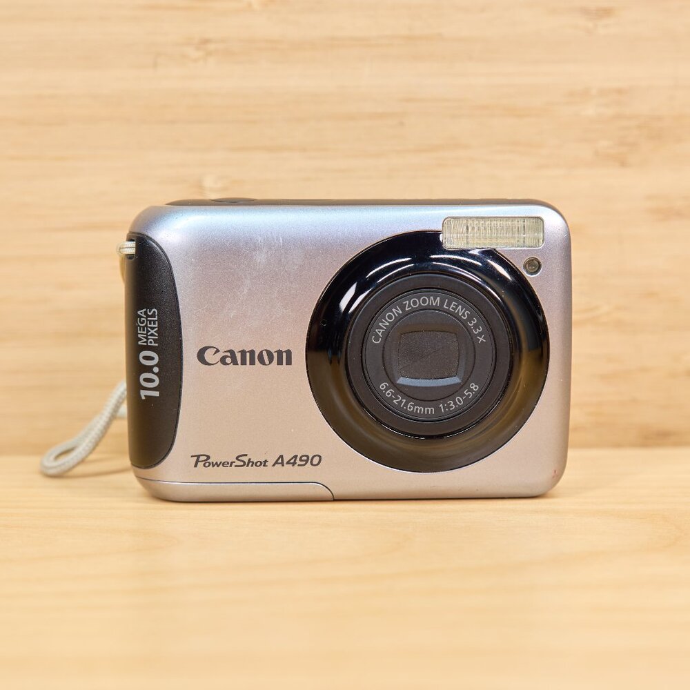 Canon PowerShot A490 10.1 MP Digital Camera, with 3.3x Optical Zoom